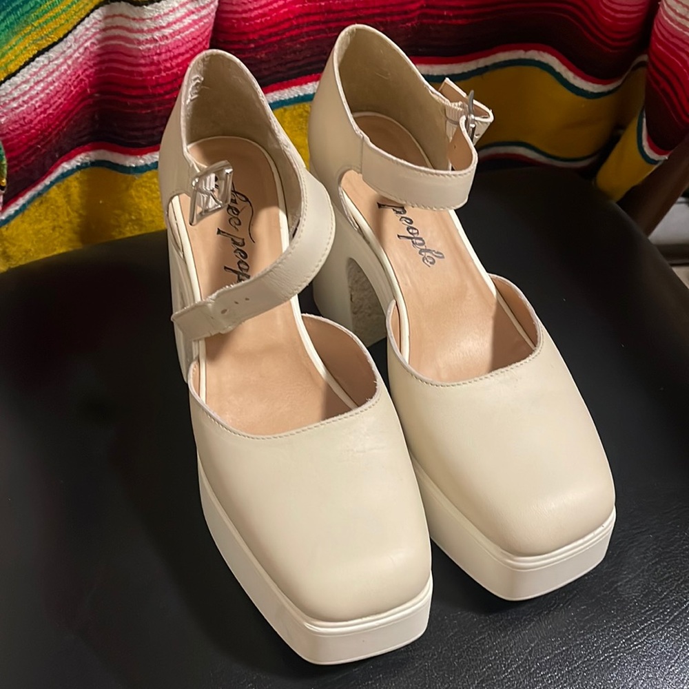 Free People Gwen Mary Jane Platform Size 8